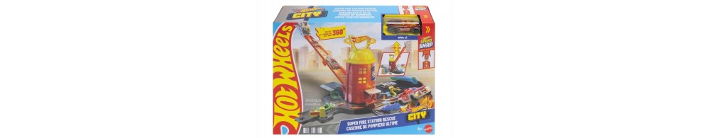 Hot Wheels City Super Remiza strażacka Zestaw JHL95