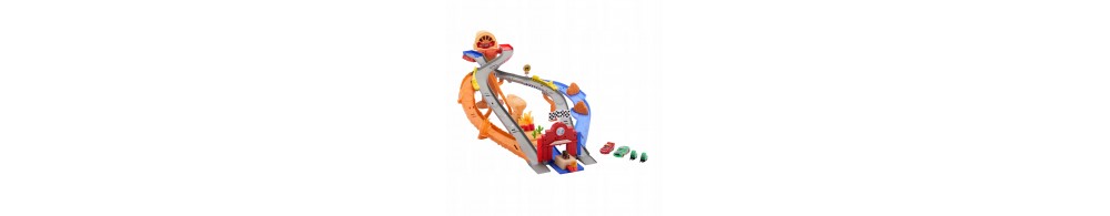 Tor Mattel Cars Auta droga ratunkowa wyścig z przeszkodami zestaw JFL57