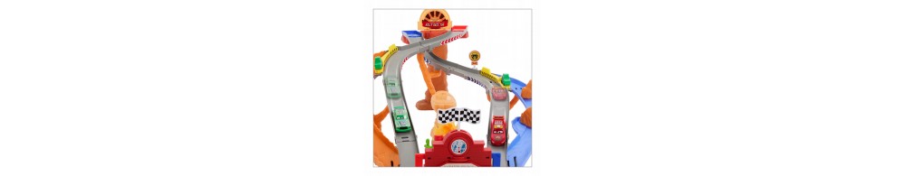 Tor Mattel Cars Auta droga ratunkowa wyścig z przeszkodami zestaw JFL57