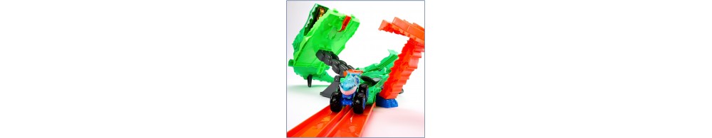 Hot Wheels Monster Trucks Rekiny vs Dinozaury Smoczy wyścig JGB06