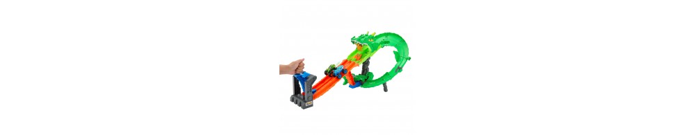 Hot Wheels Monster Trucks Rekiny vs Dinozaury Smoczy wyścig JGB06