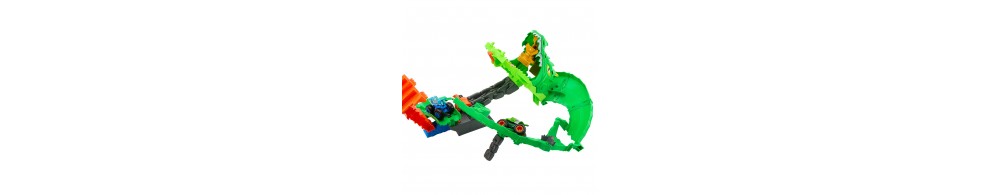Hot Wheels Monster Trucks Rekiny vs Dinozaury Smoczy wyścig JGB06