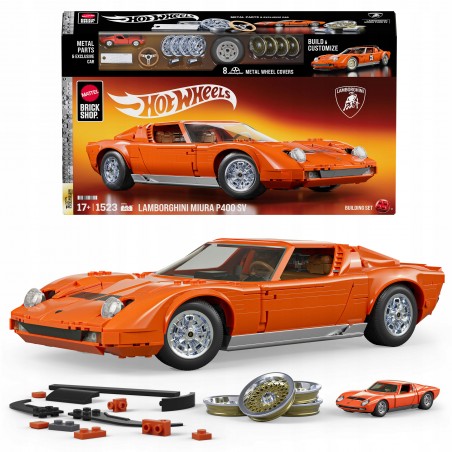 Mattel Brick Shop Hot Wheels Premium ’71 Lamborghini Miura P400 SV JHF61