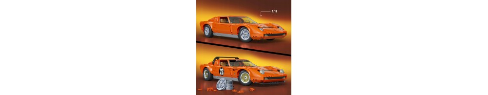 Mattel Brick Shop Hot Wheels Premium ’71 Lamborghini Miura P400 SV JHF61