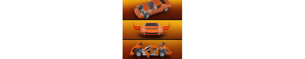 Mattel Brick Shop Hot Wheels Premium ’71 Lamborghini Miura P400 SV JHF61