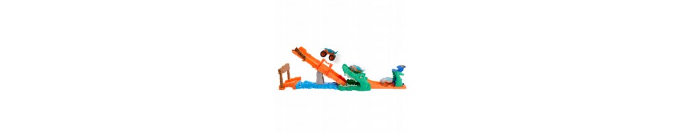 Hot Wheels Monster Trucks Rajdowe wyzwanie – Tor Paszcza Krokodyla JJN45