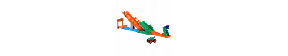 Hot Wheels Monster Trucks Rajdowe wyzwanie – Tor Paszcza Krokodyla JJN45