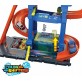 Hot Wheels City Myjnia Odjazdowe zakręty Zestaw z 1 samochodzikiem HTN80