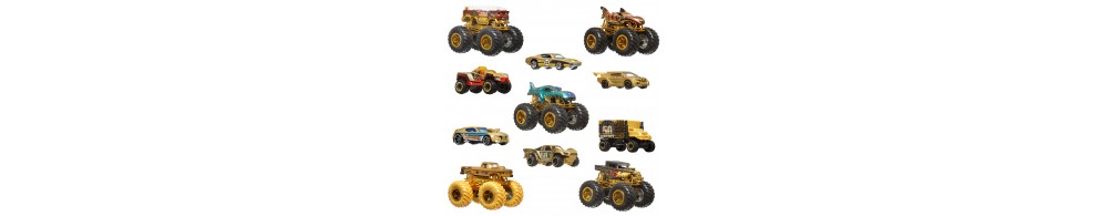 Hot Wheels Monster Trucks Bigfoot 50 rocznica Zestaw Trophy Champions JDW07