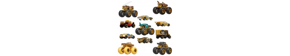 Hot Wheels Monster Trucks Bigfoot 50 rocznica Zestaw Trophy Champions JDW07