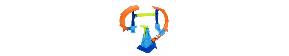 Hot Wheels Stunt Tracks Mistrzowski skok na pętli Tor wyścigowy JLM91
