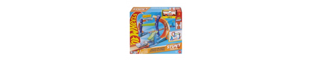 Hot Wheels Stunt Tracks Mistrzowski skok na pętli Tor wyścigowy JLM91