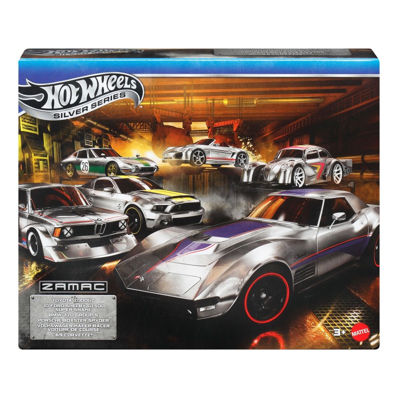 Hot Wheels Silver Series Zamac Samochodziki Wielopak JLB26