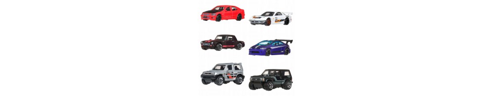 Hot Wheels Silver Series Streets of Japan Samochodziki Wielopak JLB23