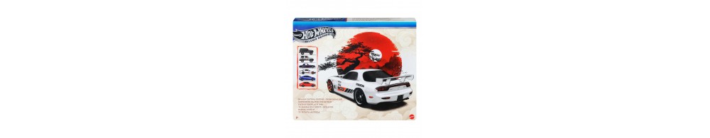 Hot Wheels Silver Series Streets of Japan Samochodziki Wielopak JLB23