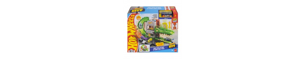 Hot Wheels City Krokodyl – Atak na pizzerię Zestaw JHL93