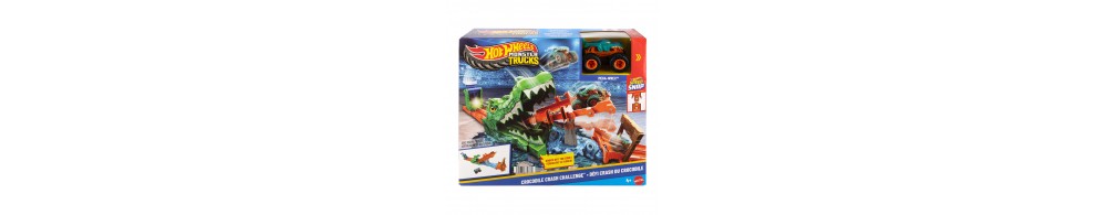 Hot Wheels Monster Trucks Rajdowe wyzwanie – Tor Paszcza Krokodyla JJN45