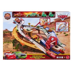 Tor Mattel Cars Auta droga ratunkowa wyścig z przeszkodami zestaw JFL57