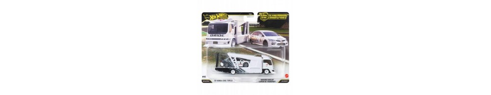 Hot Wheels Premium Team Transport Honda Civic TYPE-R & KOUSOKU HAULER JHX94