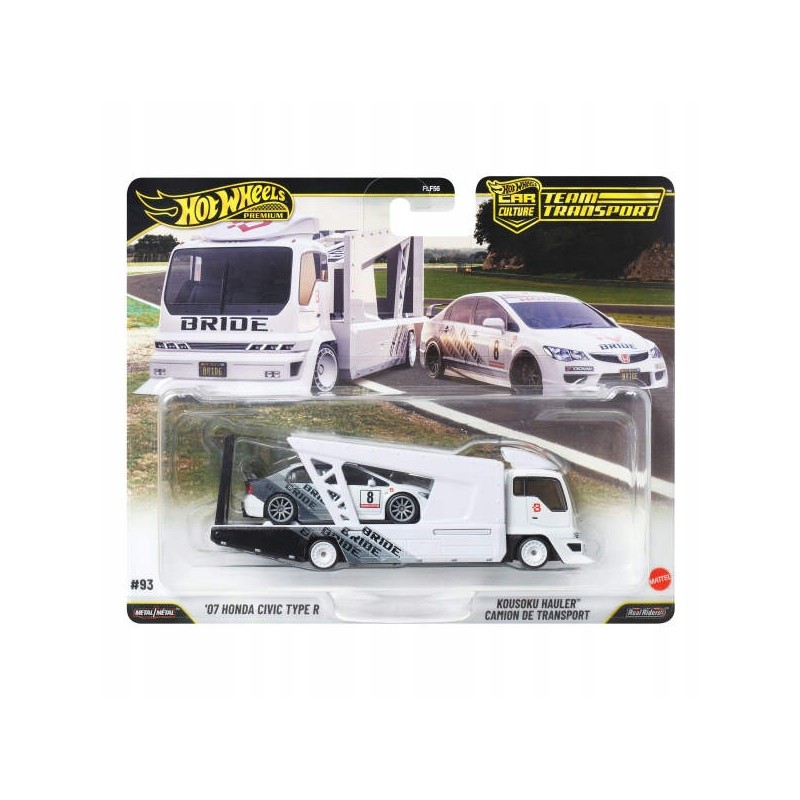 Hot Wheels Premium Team Transport Honda Civic TYPE-R & KOUSOKU HAULER JHX94
