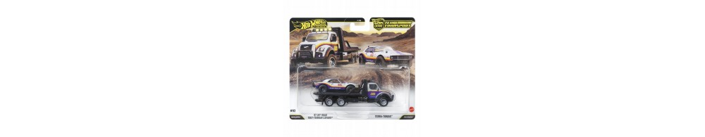 Hot Wheels Premium Team Transport '67 OFF ROAD Camaro & Terra Torque JHX93