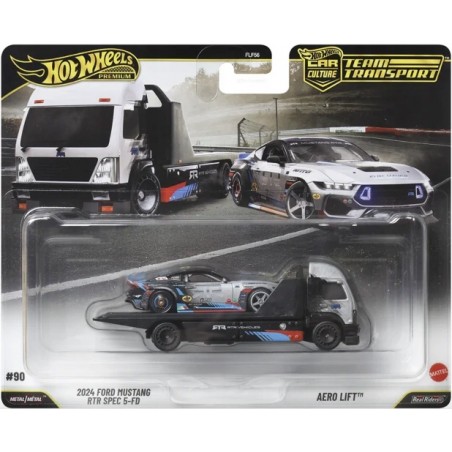 Hot Wheels Premium Team Transport 2024 Ford Mustang RTR Spec 5-FD JHX92