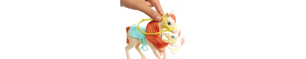 Barbie Stadnina koni zestaw 2 lalki 2 konie FXH15