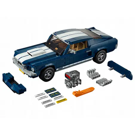 Poczuj magię kultowego amerykańskiego samochodu typu muscle car z lat 60. XX wieku w zestawie LEGO® Creator Ford Mustang. 