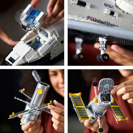 Zestaw konstrukcyjny dla dorosłych LEGO® Wahadłowiec Discovery NASA (10283) to gratka dla miłośników kosmosu. 
