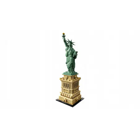 Interpretacja Statuy Wolności — ważnego punktu na architektonicznej mapie świata — dostępna w serii LEGO® Architecture.