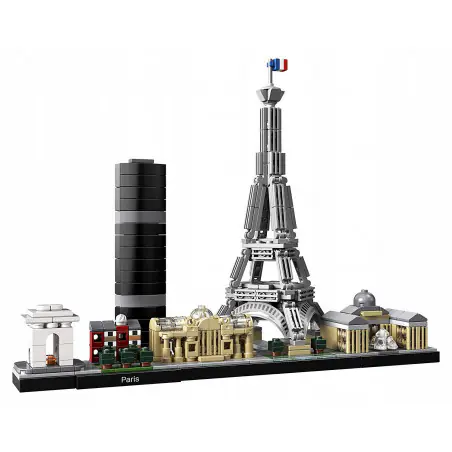 Interpretacja panoramy Paryża z serii LEGO® Architecture.