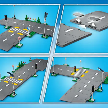  Świetne płyty drogowe LEGO® City sprawią, że Twoje modele nabiorą realistycznego wyglądu, a miasto będzie się mogło rozwijać. 