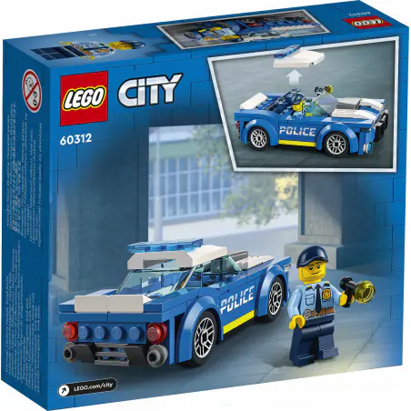 Szybkim radiowozem dogonisz każdego złodziejaszka w mieście LEGO® City. Ten samochód ma szerokie felgi, duże błotniki i fajne lampy. Wystarczy na niego spojrzeć, by poczuć respekt przed prawem!