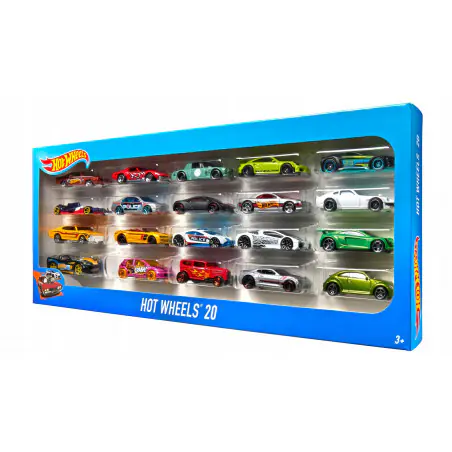Wyjątkowa kolekcja samochodzików Hot Wheels! Ten zestaw 20 pojazdów Hot Wheels zapewni długie godziny odjazdowej zabawy. 