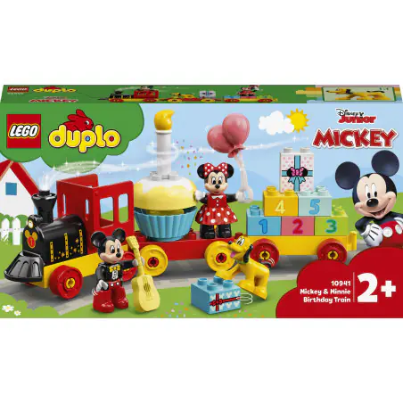 Lego Duplo Urodzinowy pociąg myszek Miki i Minnie 10941