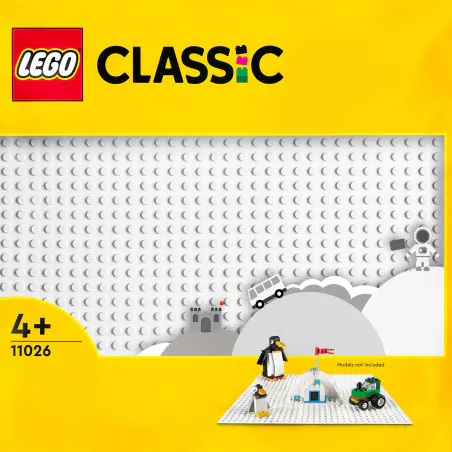 Daj początek swobodnej zabawie pełnej kreatywności dzięki zestawowi LEGO® Classic Niebieska płytka konstrukcyjna (11025).