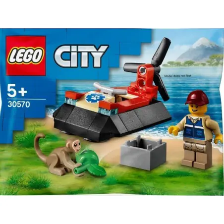 LEGO City Poduszkowiec ratowników dzikich zwierząt 30570  