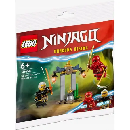 LEGO Ninjago Bitwa Kaia i Raptona w świątyni 30650  