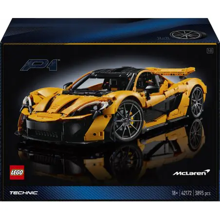 Zestaw z samochodem wyścigowym LEGO® Technic dla dorosłych — ten zestaw konstrukcyjny z modelem kolekcjonerskim McLaren P1™ w skali 1:8 jest pełen realistycznych detali, dlatego stanowi nie lada gratkę dla fanów supersamochodów