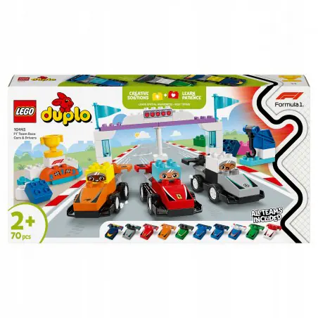 LEGO DUPLO Bolidy i kierowcy F1 10445