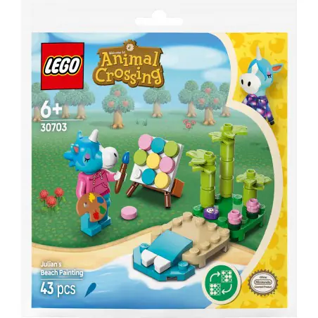 LEGO Animal Crossing Julian i plażowy obraz 30703