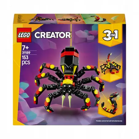 LEGO Creator 3 w 1 Dzikie zwierzęta: niezwykły pająk 31159