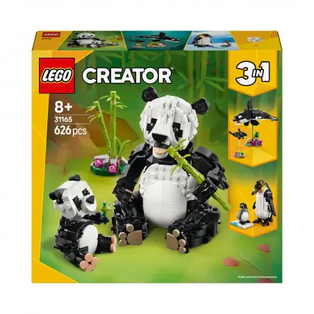 LEGO Creator 3 w 1 Dzikie zwierzęta: rodzina pand 31165