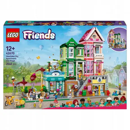 LEGO Friends Mieszkania i sklepy w mieście Heartlake 42670
