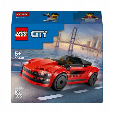 LEGO City Czerwony samochód sportowy 60448