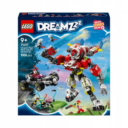 LEGO DREAMZzz Tygrysi mech Coopera i hot rod Zero 71497