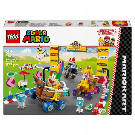 LEGO Super Mario: Mario Kart - Zestaw Baby Peach i Grand Prix 72036