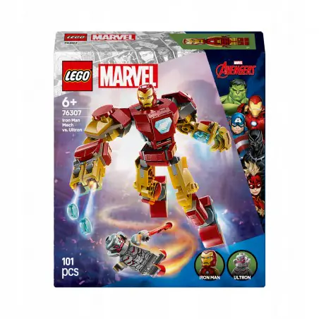 LEGO Marvel Mech Iron Mana kontra Ultron 76307
