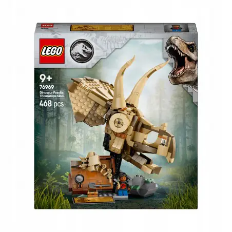 LEGO Jurassic World Szkielety dinozaurów: czaszka triceratopsa 76969