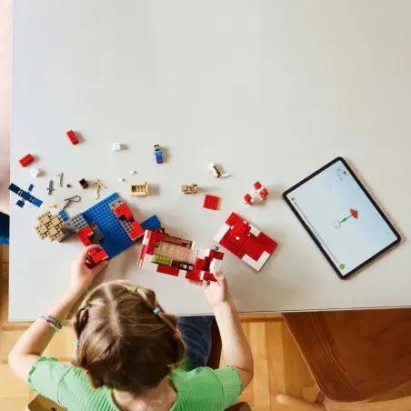  Zestaw LEGO® Minecraft® dla dzieci jest pełen funkcji i postaci